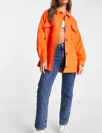 Jacheta Oversize ASOS, portocaliu Portocaliu