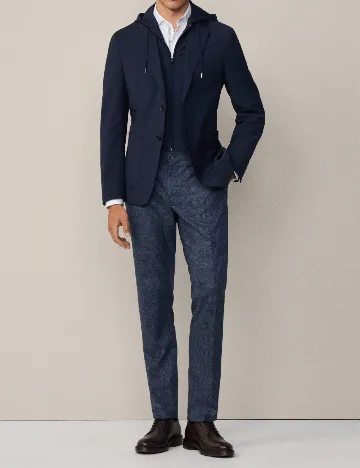 Sacou HACKETT, bleumarin Albastru