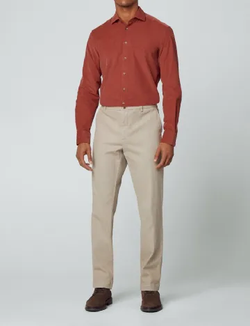 Camasa HACKETT, caramiziu Portocaliu