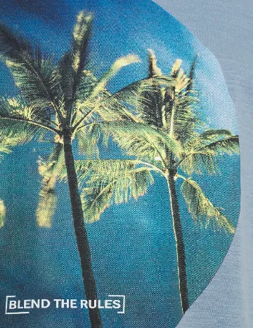 Tricou BLEND, albastru Albastru