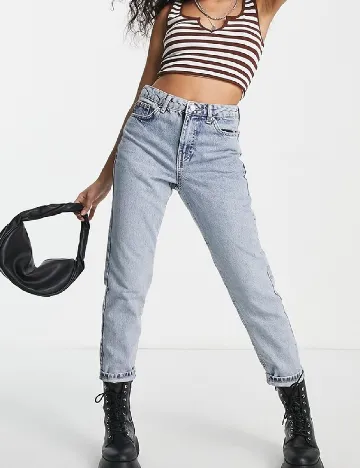 Blugi Top Shop, albastru Albastru
