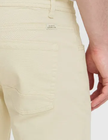 Pantaloni BLEND, crem Crem