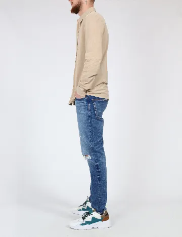 Blugi ASOS, albastru Albastru