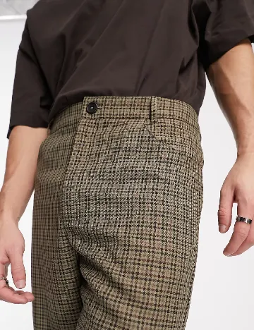 Pantaloni COLLUSION, kaki Verde