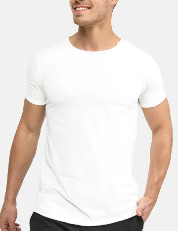 Tricou INDICODE, alb Alb