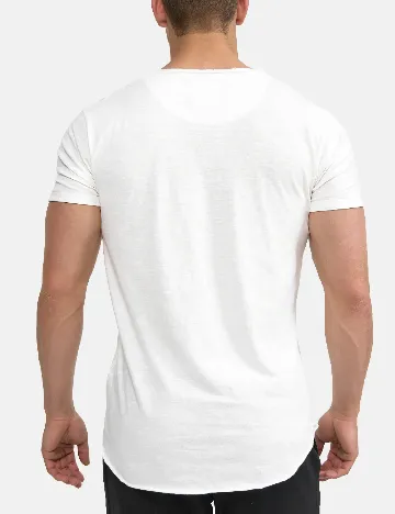 Tricou INDICODE, alb Alb