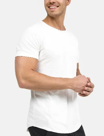 Tricou INDICODE, alb Alb