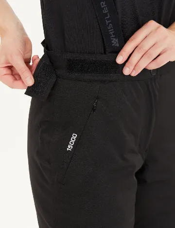 Salopeta de ski Whistler, negru Negru