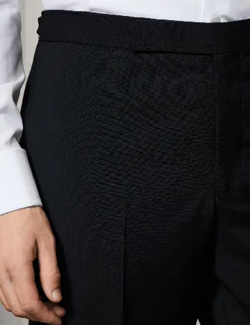 Pantaloni HACKETT, negru Negru