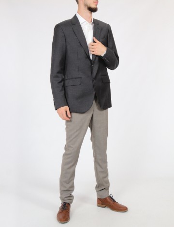 Sacou HACKETT, gri inchis