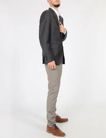Sacou HACKETT, gri inchis Gri