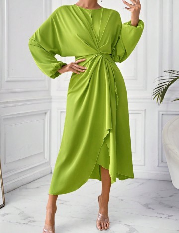 Rochie medie SHEIN, verde