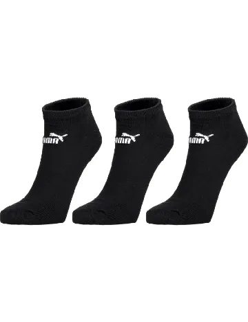 Set sosete 3 perechi Puma, negru Negru