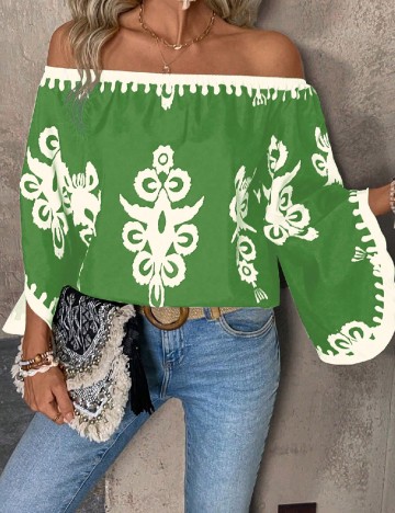 Bluza SHEIN, verde