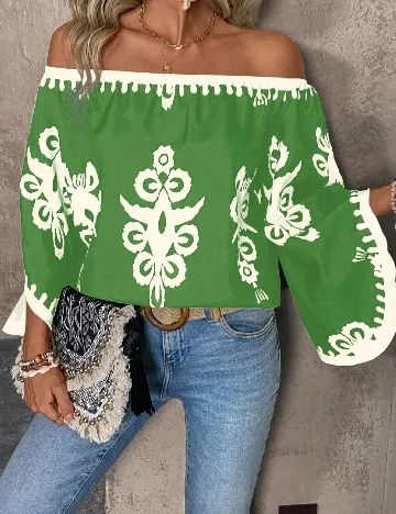 Bluza SHEIN, verde Verde