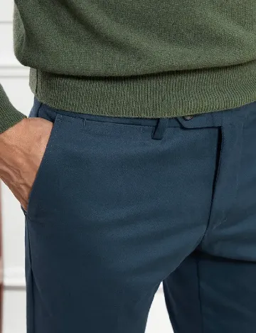 Pantaloni HACKETT, albastru Albastru
