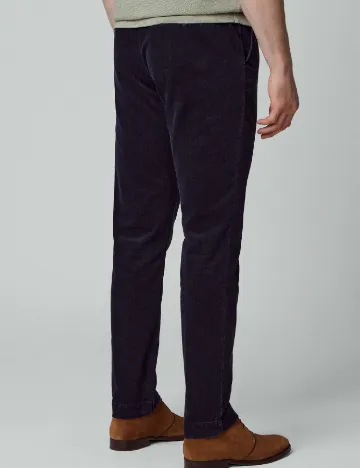 Pantaloni HACKETT, bleumarin inchis Albastru
