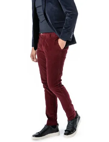Pantaloni HACKETT, rosu Rosu