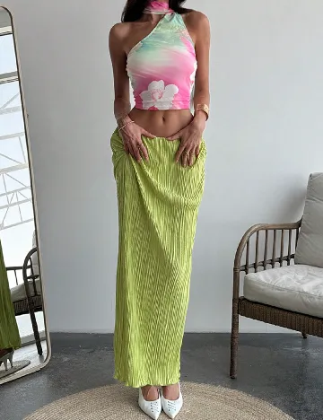 Fusta SHEIN, verde Verde