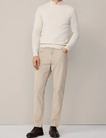 Pantaloni HACKETT, crem Crem