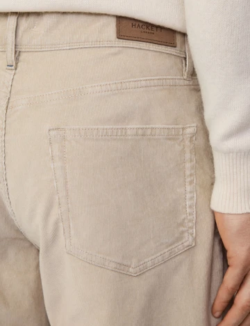 Pantaloni HACKETT, crem Crem