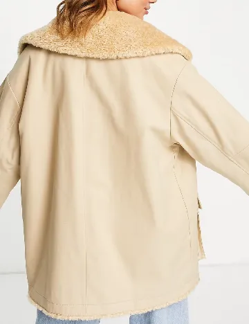 Geaca ASOS, crem Crem