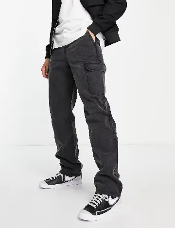 Blugi ASOS, gri Gri