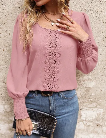 Bluza SHEIN, roz Roz