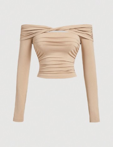 Top SHEIN, crem