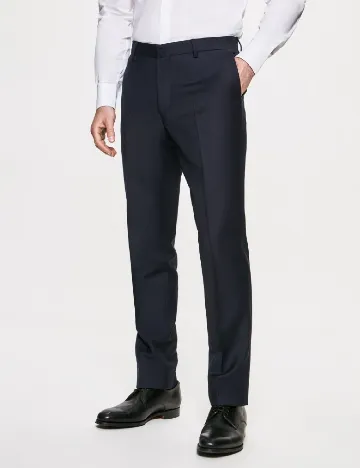 Pantaloni HACKETT, bleumarin inchis Albastru