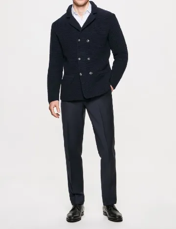 Pantaloni HACKETT, bleumarin inchis Albastru