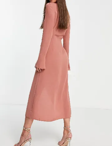 Rochie medie ASOS, roz pudra Roz