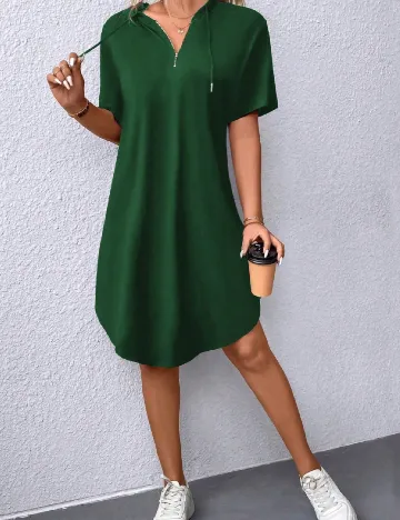 Rochie scurta SHEIN, verde Verde