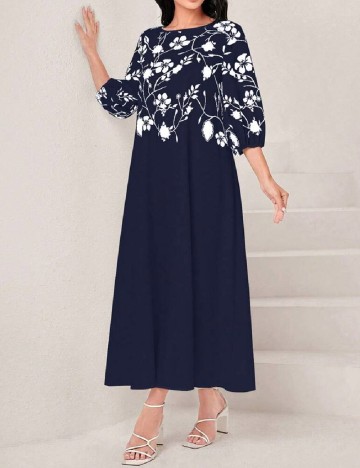 Rochie lunga SHEIN, bleumarin