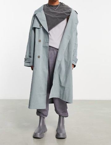 Tricou Oversize ASOS, verde