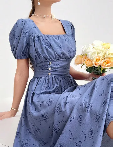 Rochie medie SHEIN, albastru Albastru