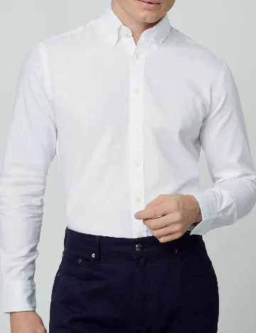 Camasa HACKETT, alb Alb