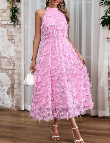 Rochie medie SHEIN, roz