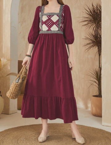 Rochie lunga SHEIN, rosu