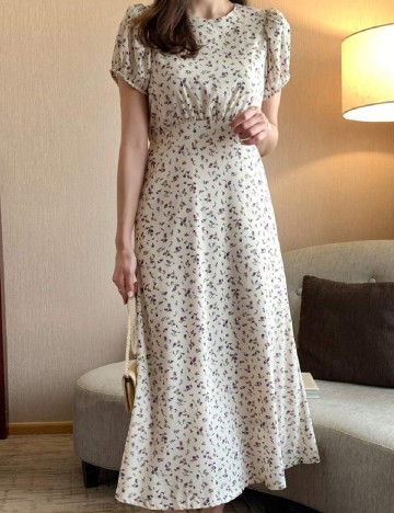 Rochie lunga Dazy, floral