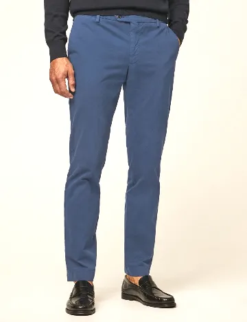 Pantaloni HACKETT, albastru Albastru