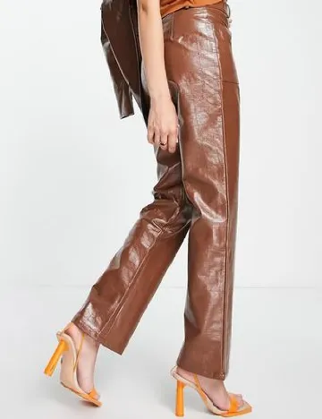 Pantaloni 4TH&Reckless, maro Maro