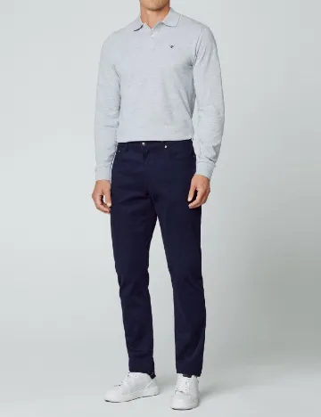 Pantaloni HACKETT, bleumarin Albastru
