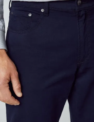 Pantaloni HACKETT, bleumarin Albastru