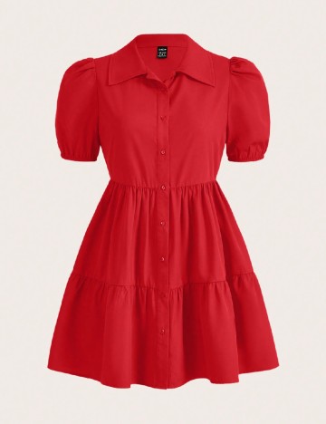 Rochie scurta SHEIN, rosu