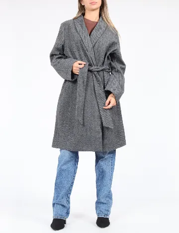 Palton Vero Moda, gri inchis Gri