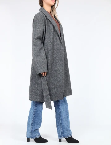 Palton Vero Moda, gri inchis Gri