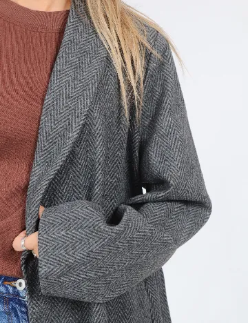 Palton Vero Moda, gri inchis Gri