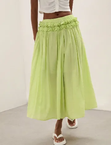 Fusta SHEIN, verde Verde