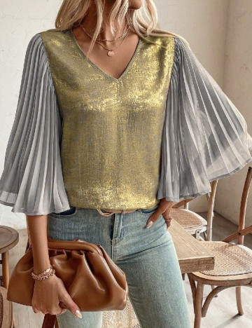 Bluza SHEIN, auriu